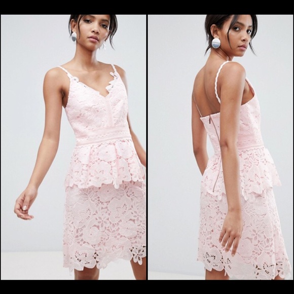 Ted Baker Nadiie Lace peplum dress - Picture 2 of 8